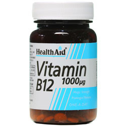 قرص ویتامین ب12 1000 میکروگرم هلث اید