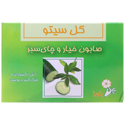 صابون خیار و چای سبز گل سیتو