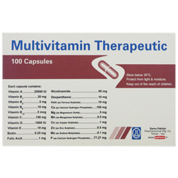 کپسول مولتی ویتامین تراپوتیک داروپخش