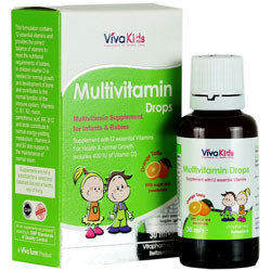 قطره مولتی ویتامین مخصوص کودکان ویوا کیدز