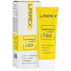کرم ضد آفتاب SPF50 پوست خشک و حساس لیپورکس