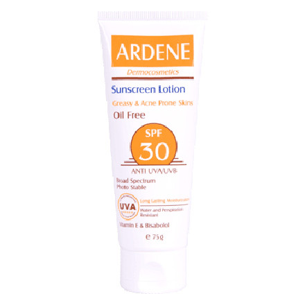 لوسیون ضد آفتاب فاقد چربی SPF30 آردن
