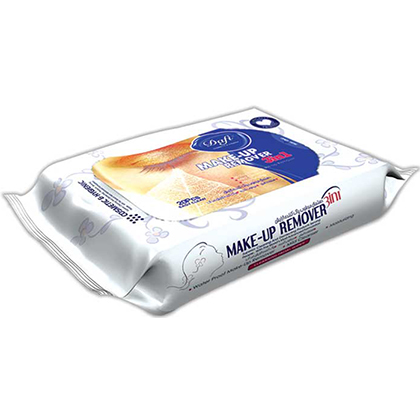 دستمال مرطوب آرایشی ۲۰عددی دافی