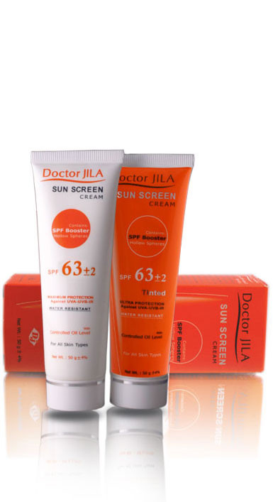 کرم ضدآفتاب بی رنگ SPF63 دکتر ژیلا
