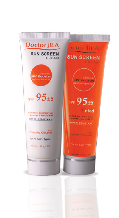 کرم ضدآفتاب رنگی SPF95 دکتر ژیلا