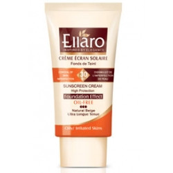 کرم ضد آفتاب با پوشش کرم پودری فاقد چربی باSFP30 (بژ طبیعی) الارو