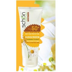 ضدآفتاب شون spf50 مخصوص پوستهای نرمال تا خشک با رنگ بژ