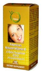 کپسول امریکن نچرال ویتامین E و سلنیوم