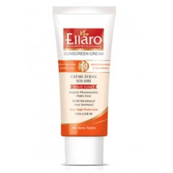 کرم ضد آفتاب مناسب انواع پوستها با spf 50(بژ طبیعی) الارو
