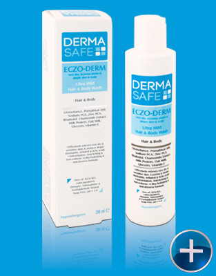 شامپو سر و بدن درماسیف مناسب جهت پوست های بسیار خشک،اگزمایی و آتوپیک