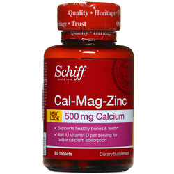 قرص کلسیم-منیزیم-زینک شف