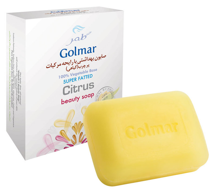 صابون بهداشتی با رایحه مرکبات (پر چرب - گیاهی) گلمر