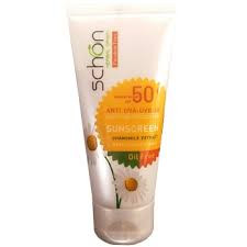کرم ضد آفتاب شون spf50 بدون چربی و بدون رنگ