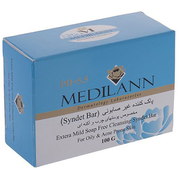 پاک کننده غیر صابونی مدیلن مناسب پوست چرب و آکنه ای