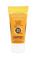 کرم ضد آفتاب آنتی آکنه SPF35 سان سیف بژ روشن