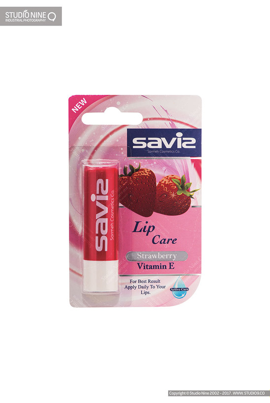 بالم لب ساویز مدل Strawberry Lip Care