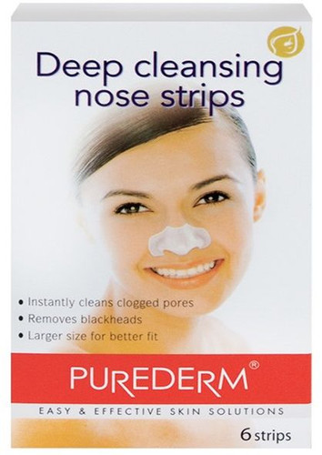 چسب بینی قوی پاک کننده جوش سر سیاه 6 تایی پیوردرم (Purederm)
