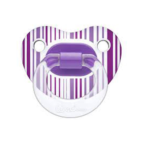 پستانک ارتودنسی تمام چاپ شفاف وکیوم سایز 2 وی بیبی Wee Baby