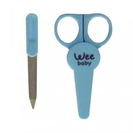 قیچی و سوهان کودک سبزآبی - Wee baby