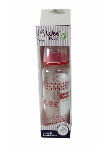 بطری شیر خوری پیرکس شفاف 180 سی سی