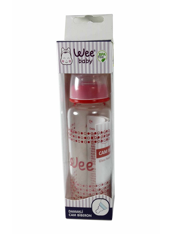 بطری شیر خوری پیرکس شفاف 180 سی سی