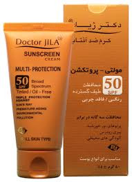 کرم ضدآفتاب مولتی – پروتکشن SPF 50 رنگی دکتر ژیلا