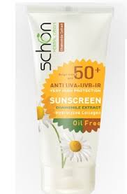 ضد آفتاب شون spf50 مناسب برای پوستهای چرب با رنگ بژ