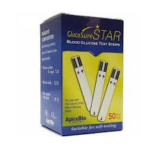 نوار تست قند خون استار Glucosure Star