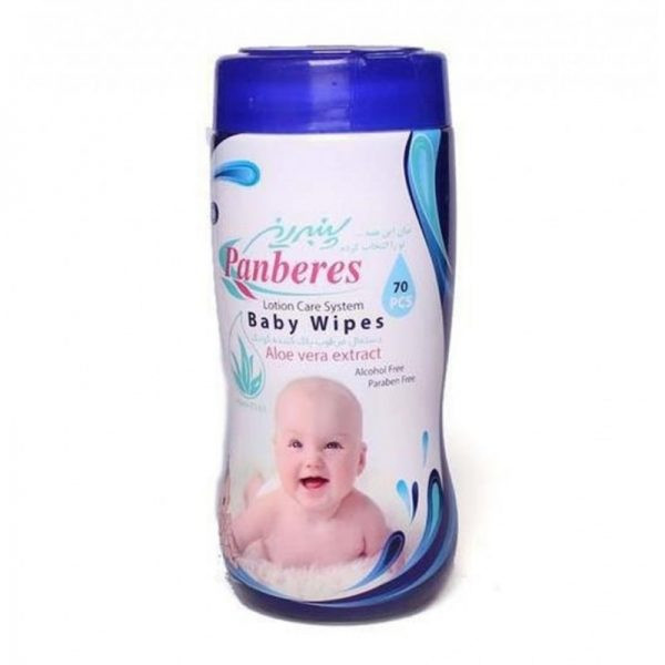 دستمال مرطوب کودک قوطی پنبه ریز 70 عددی