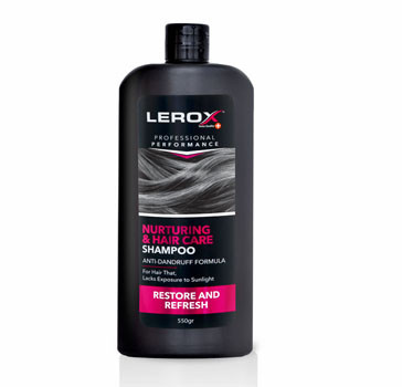 شامپو موهای پوشانده شده لروکس مشکی 550 گرمی