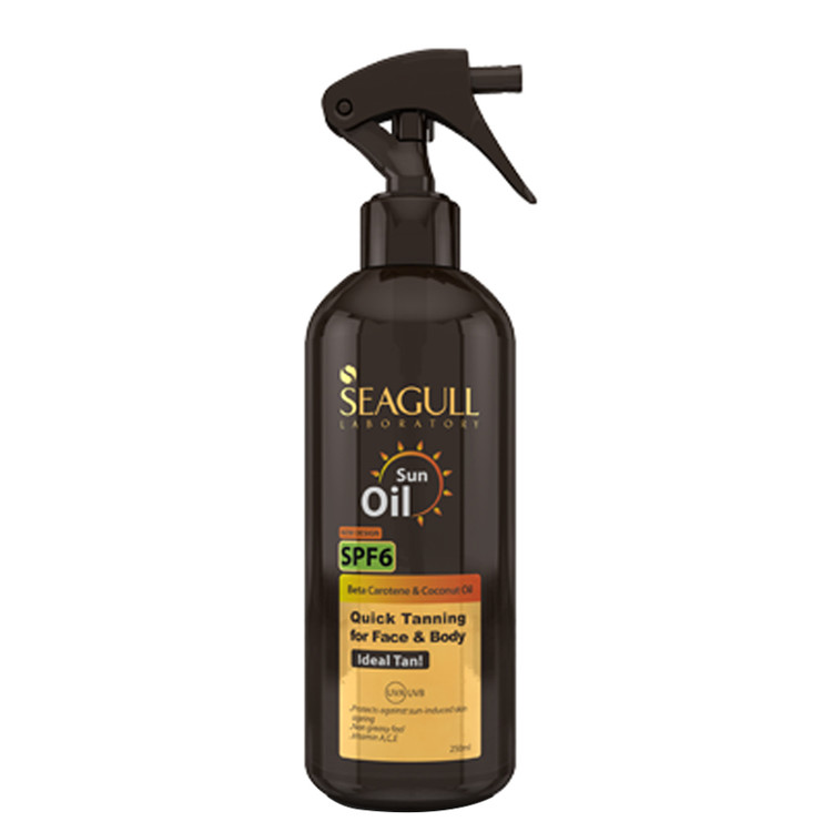 روغن برنزکننده و ویتامینه SPF6