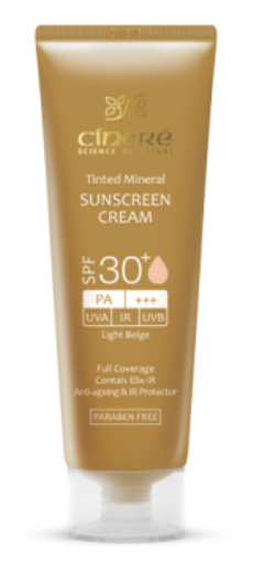 ضد آفتاب SPF30 سینره بژ روشن