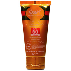 کرم ضد آفتاب رنگی SPF60 برای پوست های خشک و حساس آردن