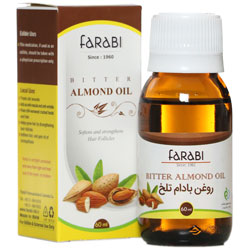 روغن بادام تلخ 60 میلی لیتری فارابی