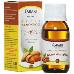 روغن بادام شیرین 60 میلی لیتری فارابی