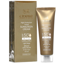 کرم ضد آفتاب رنگی +SPF50 سینره