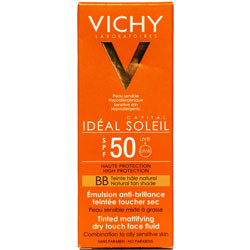 فلوئید ضد آفتاب درای تاچ رنگی SPF50 ویشی