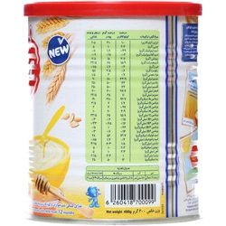 پودر سرلاک گندم و عسل به همراه شیر نستله