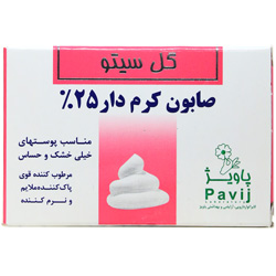 صابون کرم دار 25% گل سیتو