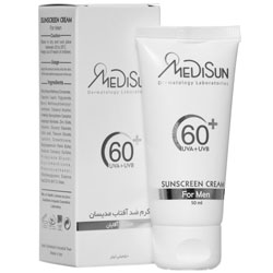 کرم ضد آفتاب رنگی spf60 مدیسان