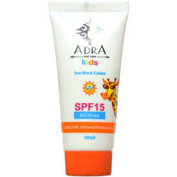 کرم ضدآفتاب بچه آدرا SPF15