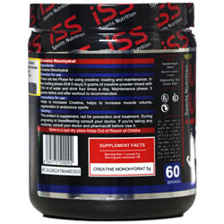 پودر کراتین مونوهیدرات آی اس اس 300 گرمی