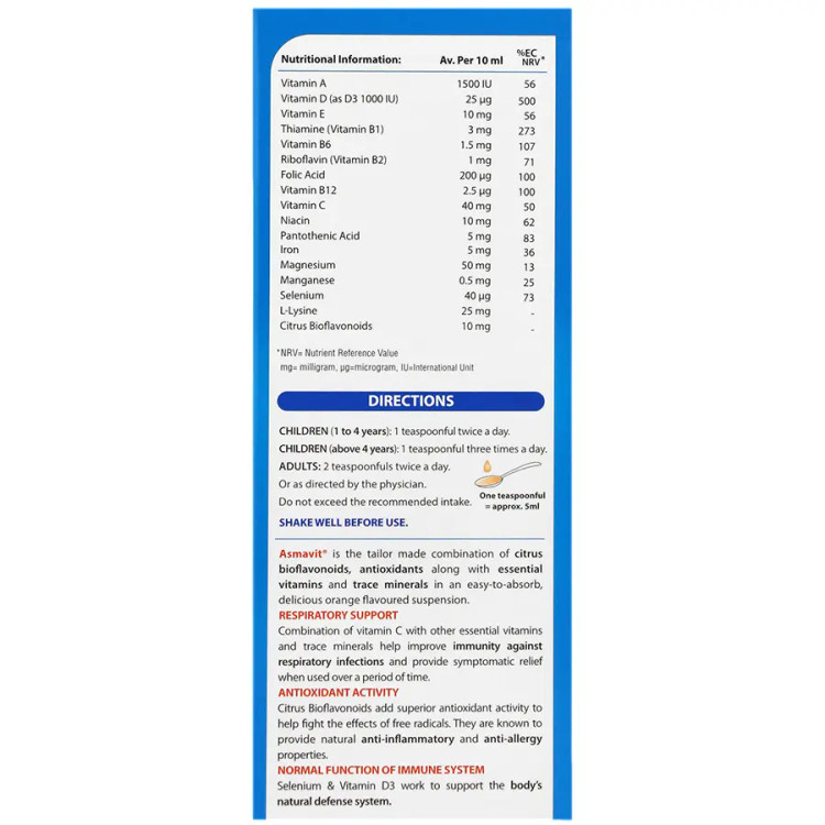 شربت آسماویت ویتابیوتیکس