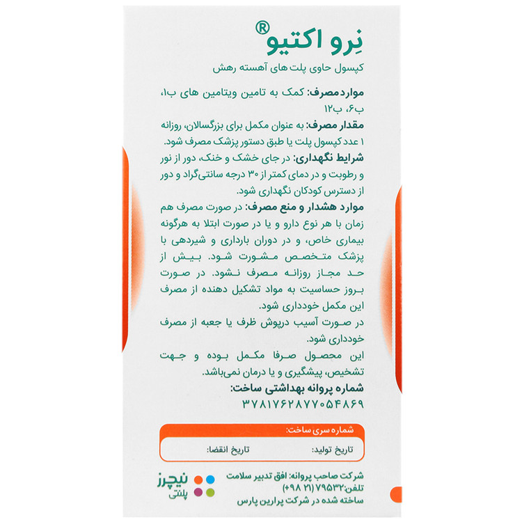 نرو اکتیو نیچرز پلنتی انقضا 2026/11