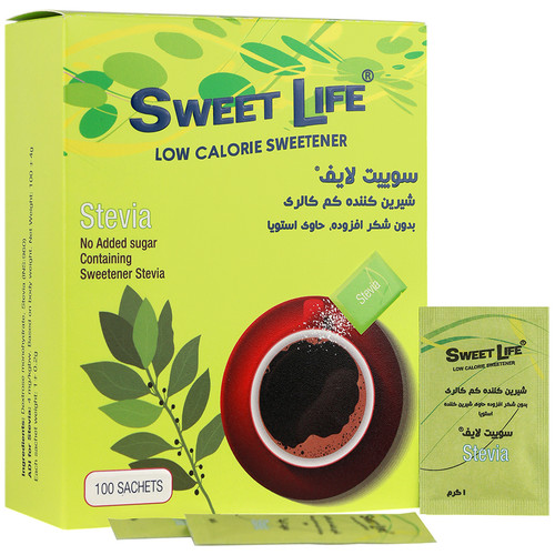 ساشه شیرین کننده کم کالری استویا سوییت لایف