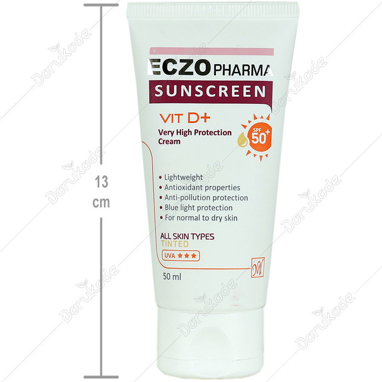 کرم ضد آفتاب رنگی اگزوفارما SPF50 مای فارما