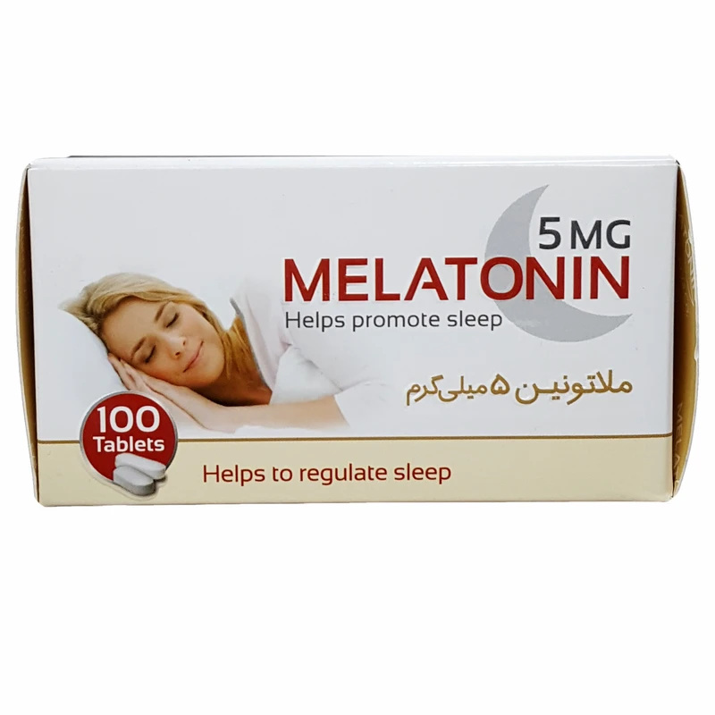 ملاتونین 5 میلی گرم اکسیر آفرین آریا 100 عددی
