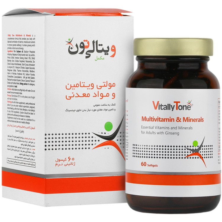 کپسول مولتی ویتامین و مینرال ویتالی تون