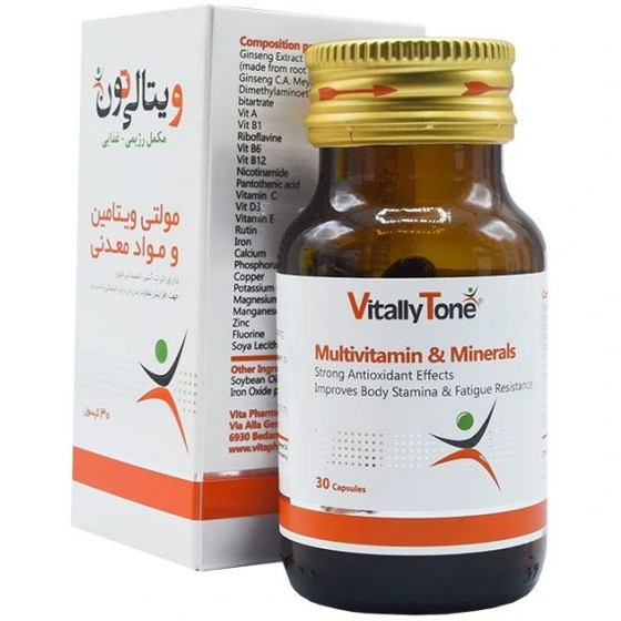 کپسول مولتی ویتامین و مینرال ویتالی تون