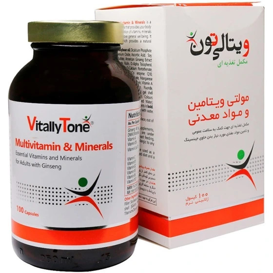 کپسول مولتی ویتامین و مینرال ویتالی تون